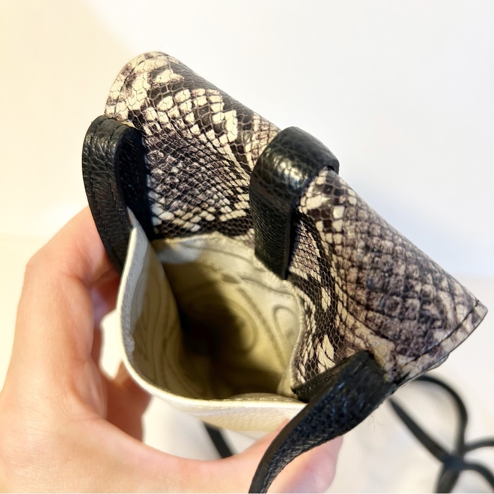 Brighton Toledo Python Print Leather Crossbody Ba… - image 10